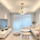 GobekUsa Crystal Indoor Chandelier: Postmodern LED Suspension Lamps for Luxe Living Room Decor