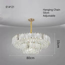 GobekUsa Crystal Indoor Chandelier: Postmodern LED Suspension Lamps for Luxe Living Room Decor