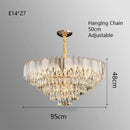 GobekUsa Crystal Indoor Chandelier: Postmodern LED Suspension Lamps for Luxe Living Room Decor