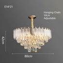 GobekUsa Crystal Indoor Chandelier: Postmodern LED Suspension Lamps for Luxe Living Room Decor