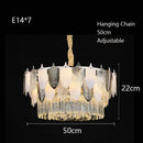 GobekUsa Crystal Indoor Chandelier: Postmodern LED Suspension Lamps for Luxe Living Room Decor