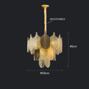 GobekUsa Crystal Indoor Chandelier: Postmodern LED Suspension Lamps for Luxe Living Room Decor