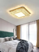 GobekUsa Crystal LED Ceiling Chandelier - Luxe Rectangular Design for Stylish Home Decor