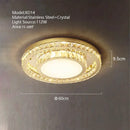GobekUsa Crystal LED Ceiling Chandelier - Luxe Rectangular Design for Stylish Home Decor