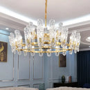 GobekUsa Glass LED Ceiling Chandelier for Living Room Bedroom Restaurant Hotel Kitchen Luxe Lighting