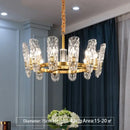 GobekUsa Glass LED Ceiling Chandelier for Living Room Bedroom Restaurant Hotel Kitchen Luxe Lighting