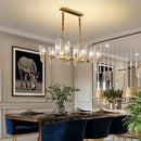 GobekUsa Glass LED Ceiling Chandelier for Living Room Bedroom Restaurant Hotel Kitchen Luxe Lighting