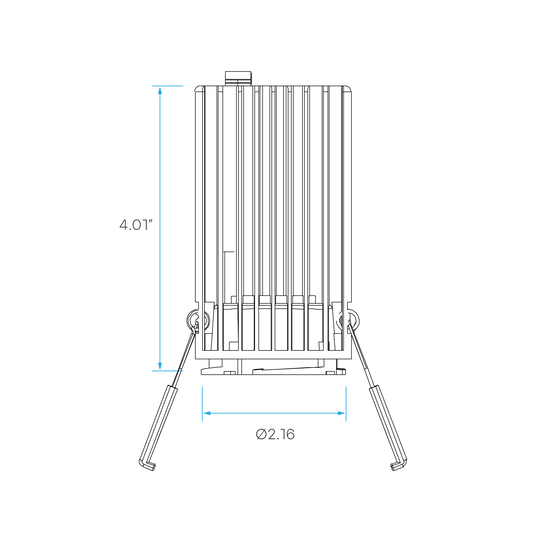 Luxrite 2" Regressed Spotlight Selectable CCT