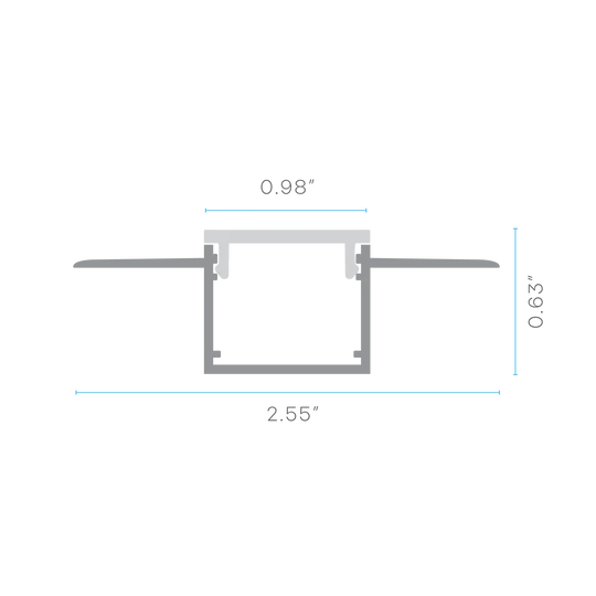 Luxrite COBRA LR43270 Flexible Recessed LED Tape Mud In Channels .98"