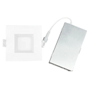 Luxrite LR22638 3" 10W LED Square Regressed Wafer Selectable CCT Hi Lumen