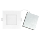 Luxrite LR22640 4" 15W LED Square Regressed Wafer Selectable CCT Hi Lumen