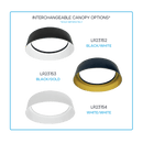 Luxrite LR23151 17" 34W Surface Mount Selectable CCT Optional Decorative Canopy