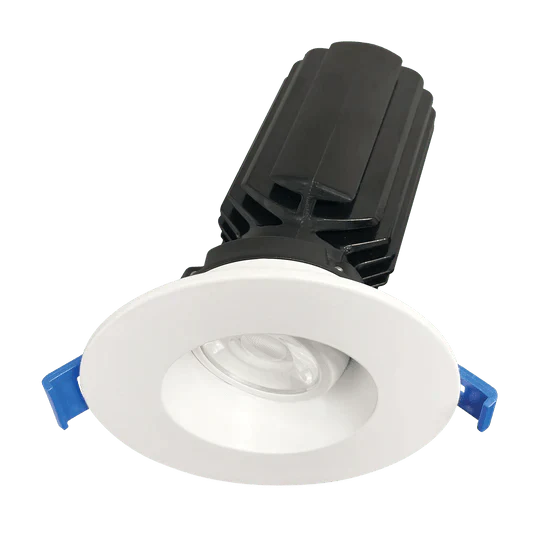 Luxrite LR23227 3" 12W LED Regress Spotlight Gimbal Round Selectable CCT