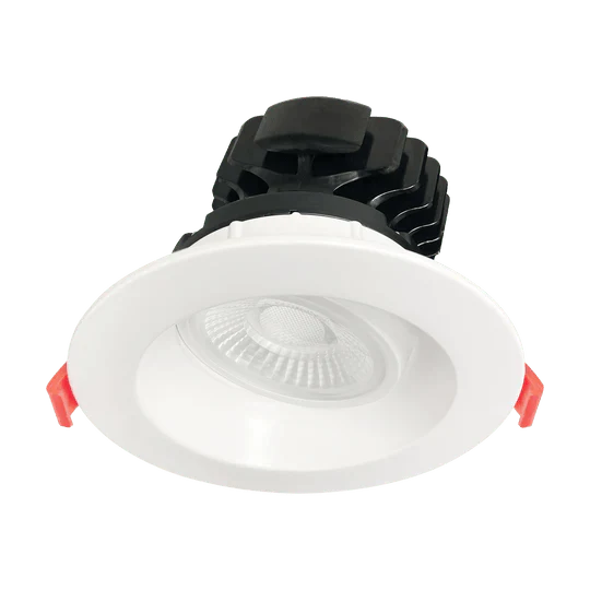 Luxrite LR23228 4" 18W LED Regress Spotlight Gimbal Round Selectable CCT