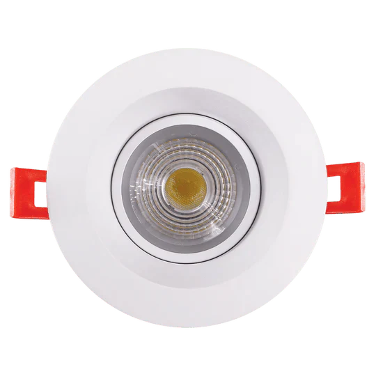 Luxrite LR23269 4" 12W LED Regress Spotlight Gimbal Round Selectable CCT