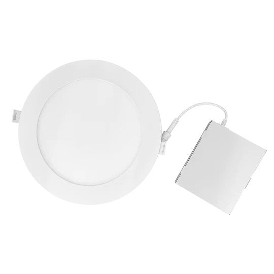 Luxrite LR23745 6" 15W LED Round Recessed Slim Wafer Selectable CCT Hi Output