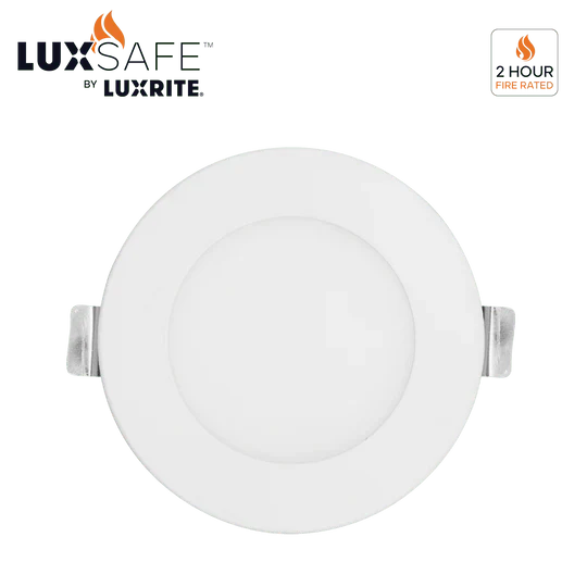 Luxrite LR23478 3" 8W LED Fire Rated Wafer Selectable CCT