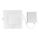 Luxrite LR23764 6" 12W LED Square Recessed Slim Wafer Selectable CCT