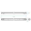 Luxrite LR25185 45W 4' Slim Linear Selectable CCT/Wattage