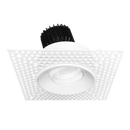 Luxrite LR25433 3" 12W LED Trimless Floating Gimbal Spotlight Selectable CCT