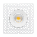 Luxrite LR25433 3" 12W LED Trimless Floating Gimbal Spotlight Selectable CCT