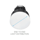 Luxrite LR25436 3" 15W Trimless Regressed Spotlight Selectable CCT
