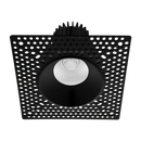 Luxrite LR25451 3" 15W LED Black Trimless Spotlight Selectable CCT