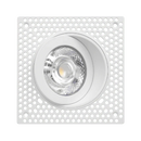 Luxrite LR25462 4" 20W LED Trimless Floating Gimbal Spotlight Selectable CCT