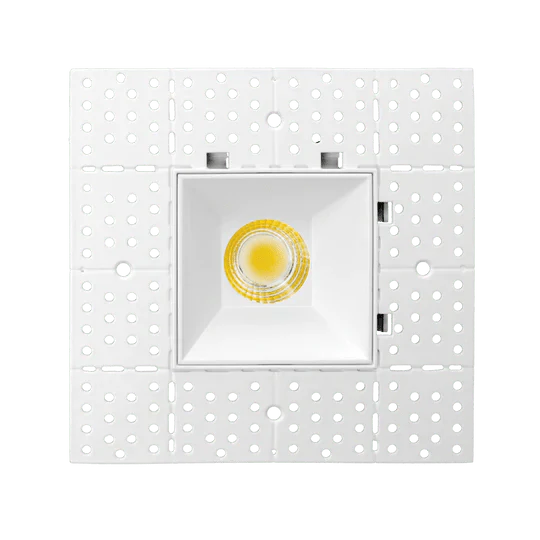 Luxrite LR25475 2" 8W LED Square Trimless Interlocking Downlight