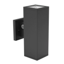 Luxrite LR40345 10" 24W LED Up Down Wall Sconce Selectable CCT/Wattage Photocell