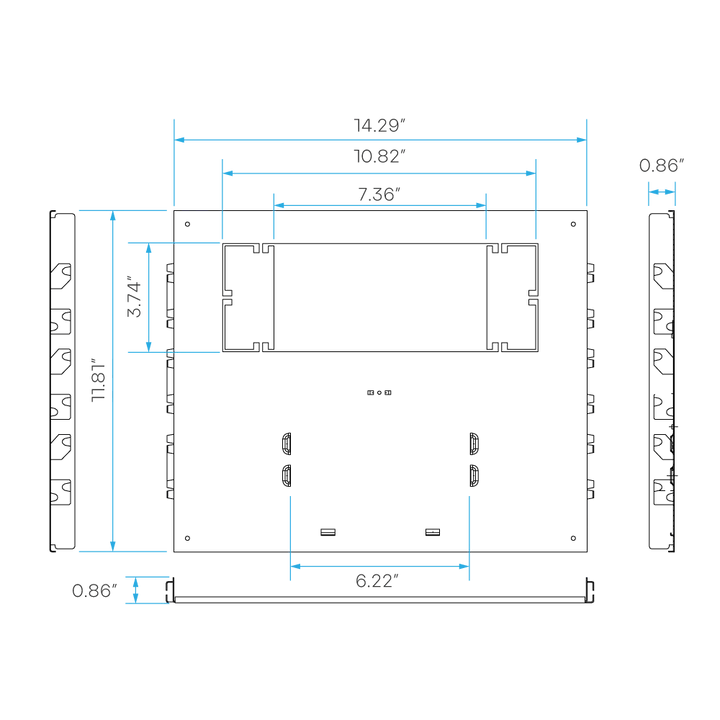 Luxrite LR41007 New Construction Mounting Plate