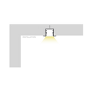 Luxrite LR43150 Recessed Mount LED Tape Channels .48"