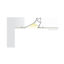 Luxrite LR43360 Wall Washing LED Tape Mud In Channels .81"