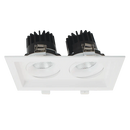 Luxrite Omni LR32192 4" 30W LED Recessed 2 Head Gimbal Selectable CCT
