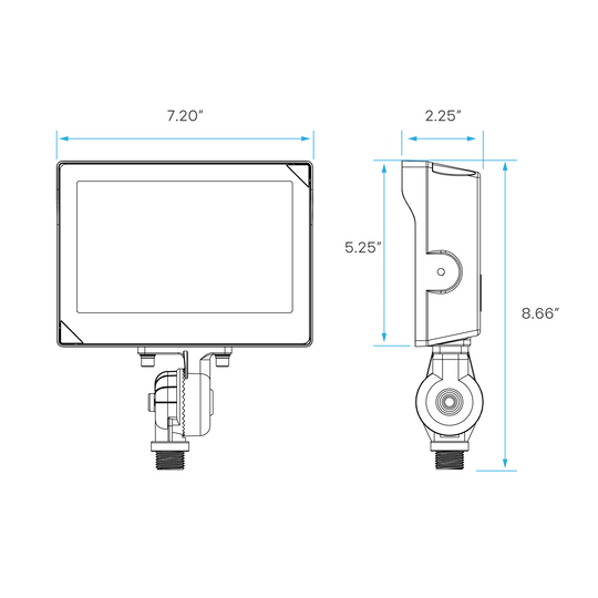 Luxrite Xtreme LR40370 35W Floodlight Selectable CCT/Wattage