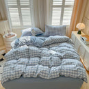 GobekUsa Luxurious 2024 Grid Lattice Bedding Set
