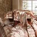 GobekUsa Jacquard Satin Luxury Bedding Set - Queen Size Luxe Duvet Cover Set