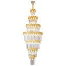 GobekUsa Crystal Staircase Chandelier: Luxurious European Style for Villa Living