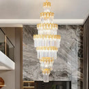 GobekUsa Crystal Staircase Chandelier: Luxurious European Style for Villa Living