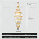 GobekUsa Crystal Staircase Chandelier: Luxurious European Style for Villa Living
