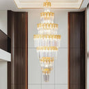 GobekUsa Crystal Staircase Chandelier: Luxurious European Style for Villa Living