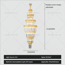 GobekUsa Crystal Staircase Chandelier: Luxurious European Style for Villa Living