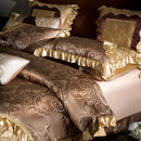 GobekUsa 200S Embroidery Egyptian Cotton Bedding Set - Queen King Linens
