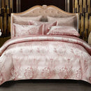 GobekUsa Jacquard Satin Summer Bedding Set - Elegant & Skin Friendly Duvet Cover - Single/Double Size
