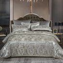 GobekUsa Jacquard Satin Summer Bedding Set - Elegant & Skin Friendly Duvet Cover - Single/Double Size