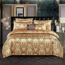 GobekUsa Jacquard Satin Summer Bedding Set - Elegant & Skin Friendly Duvet Cover - Single/Double Size