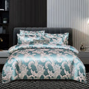GobekUsa Jacquard Satin Summer Bedding Set - Elegant & Skin Friendly Duvet Cover - Single/Double Size