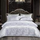 GobekUsa Jacquard Satin Summer Bedding Set - Elegant & Skin Friendly Duvet Cover - Single/Double Size