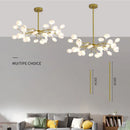 GobekUsa Luxurious Golden LED Chandelier for Home