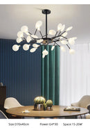 GobekUsa Luxurious Golden LED Chandelier for Home